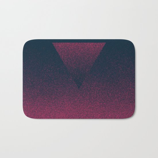 OMBRE / raspberry Bath Mat