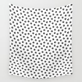 Paw Prints Wall Tapestry