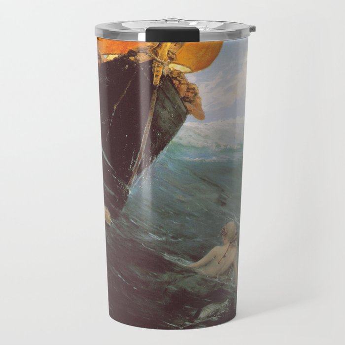  Mermaid's Rock - Edward Matthew Hale Travel Mug