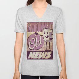 Old News V Neck T Shirt