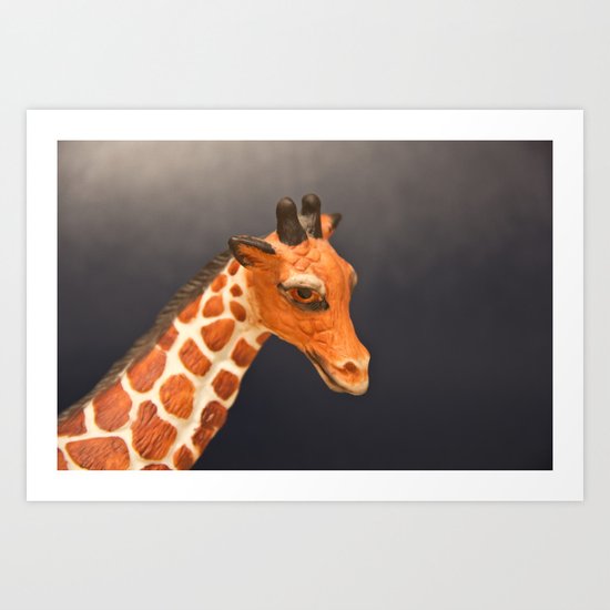 Giraffe My Pretty Art Print