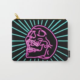 Pink Laughing Skull Carry-All Pouch