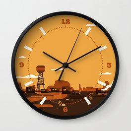 Cowboy Town Wall Clock