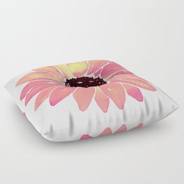 Pink Sunflower Floor Pillow