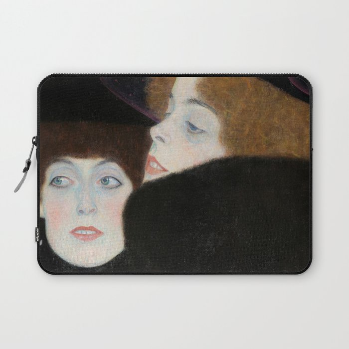 Friends I, The Sisters by Gustav Klimt Laptop Sleeve