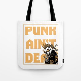 Punkrock Skull Tote Bag