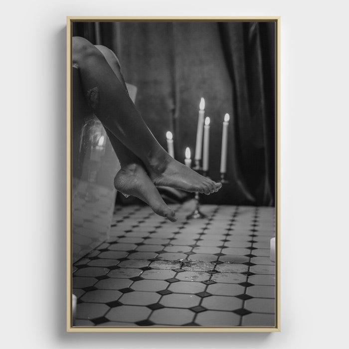 Floating Candles In A Zen Background Jigsaw Puzzle