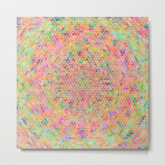 Triangular Vortex Metal Print