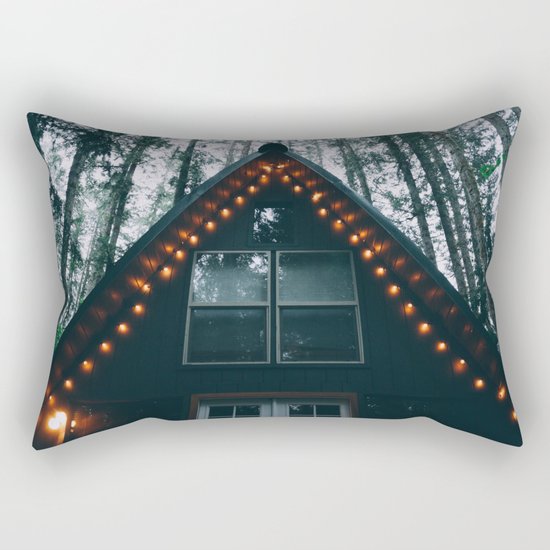 Cabin #woods Rectangular Pillow
