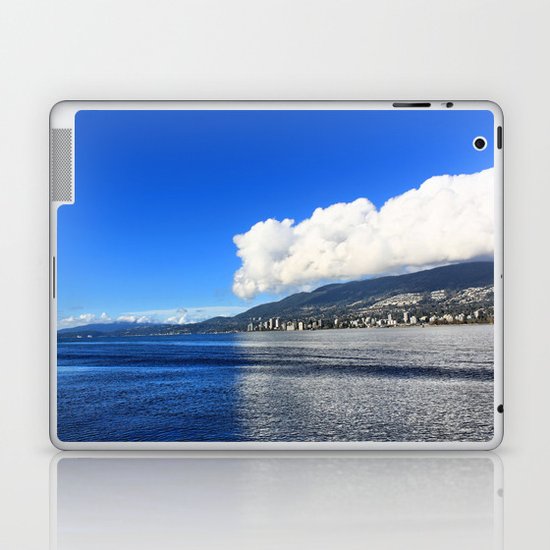 Blue vs. White Laptop & iPad Skin
