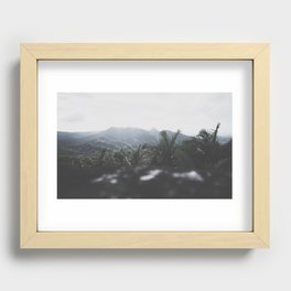 El Yunque Tower (withered) Recessed Framed Print