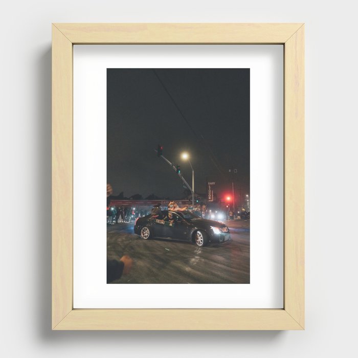 Town Recessed Framed Print
