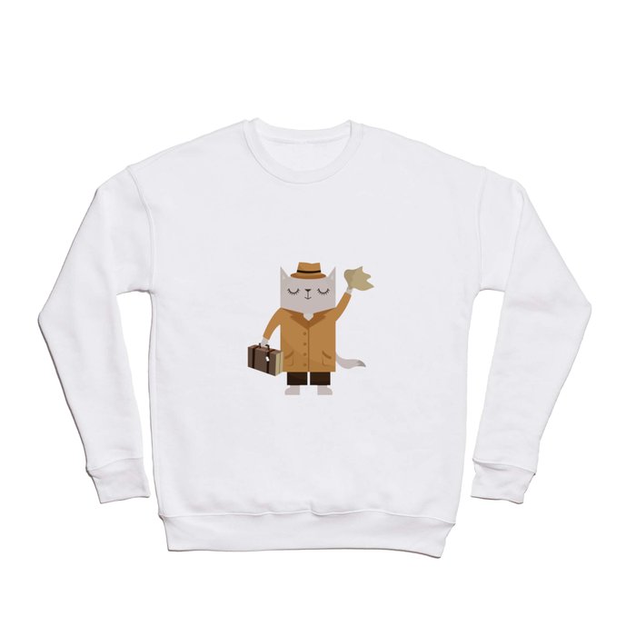 The Traveler Cat Crewneck Sweatshirt