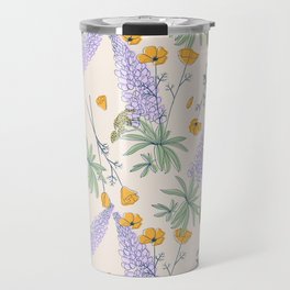 California Wildflowers Travel Mug