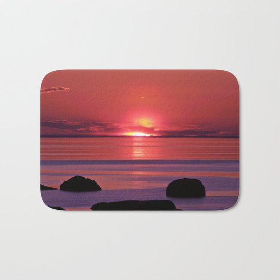 Sunset Ripples Bath Mat