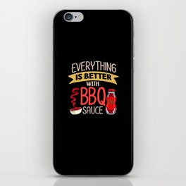 BBQ Sauce Barbeque Recipes Korean Barbecue Keto iPhone Skin