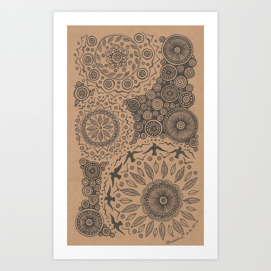 Flock II Art Print