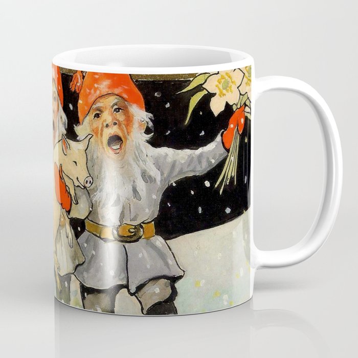 “Caroling Gnomes” by Jenny Nystrom Coffee Mug