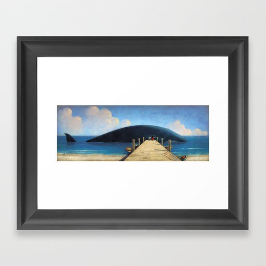 The Whale Framed Art Print