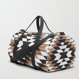 Urban Tribal Pattern No.13 - Aztec - Concrete and Wood Duffle Bag