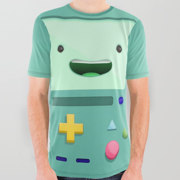 BMO - Adventure Timee All Over Graphic Tee