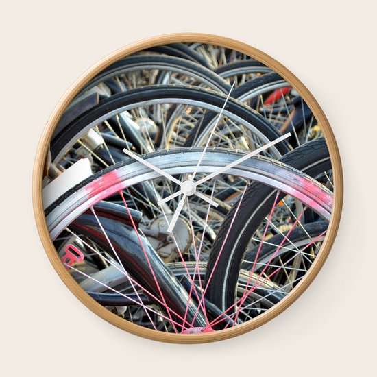Wheels Wall Clock