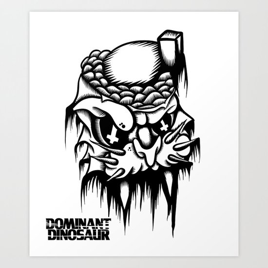 Catatomic Art Print