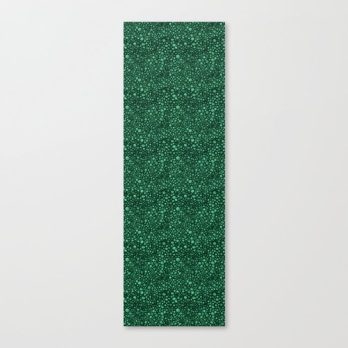 Green Mossy Bubbles Canvas Print