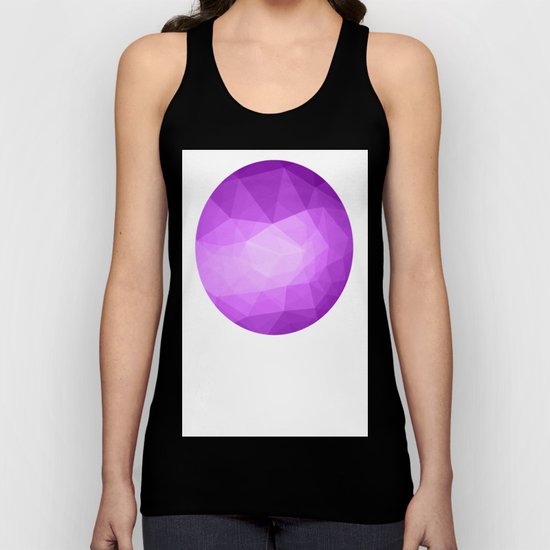 Geometric Polygonal Pattern 04 Unisex Tank Top