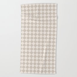 moca checkers Beach Towel