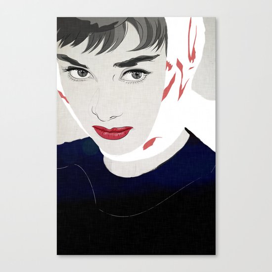 Audrey 005 Canvas Print