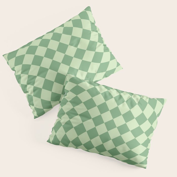 forest green pillow shams