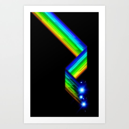 Beam Art Print