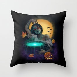 Witchy Season Throw Pillow