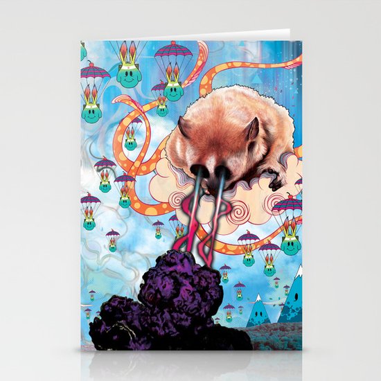 Attack of the Super Furry Animals! Stationery Cards