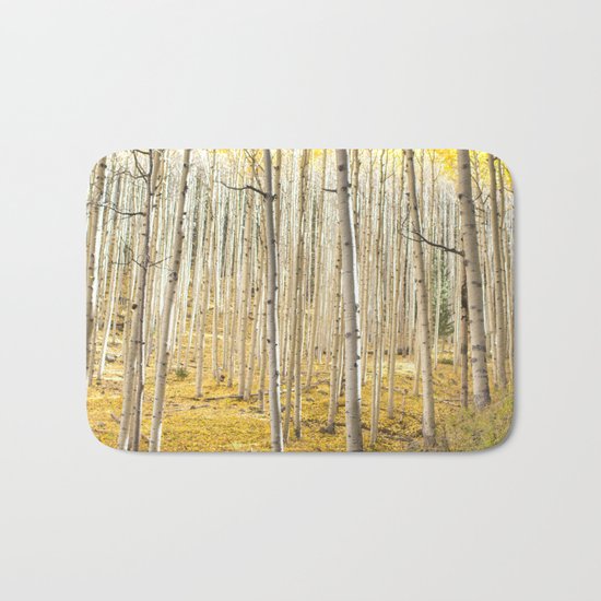 Fall Colors, Yellow Woods Bath Mat