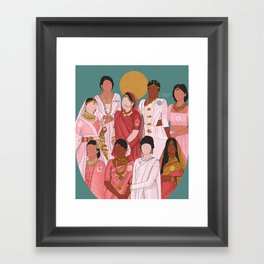 South Asian Religions Framed Art Print