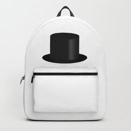 Top Hat Backpack | Fashion, Graphicdesign, Capitalism, Tophat, Hatter, Man, Rich, Magician, Beaverhat, Formal 