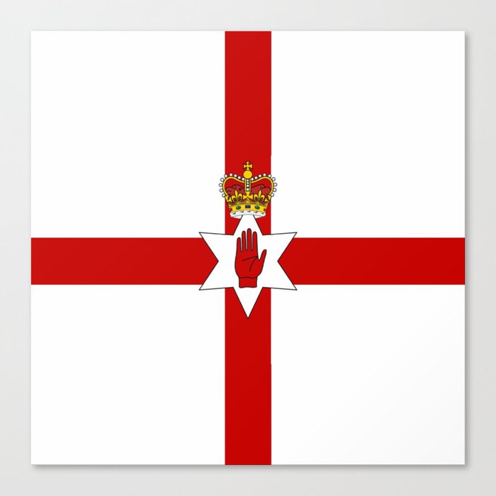 Flag of Ulster Canvas Print