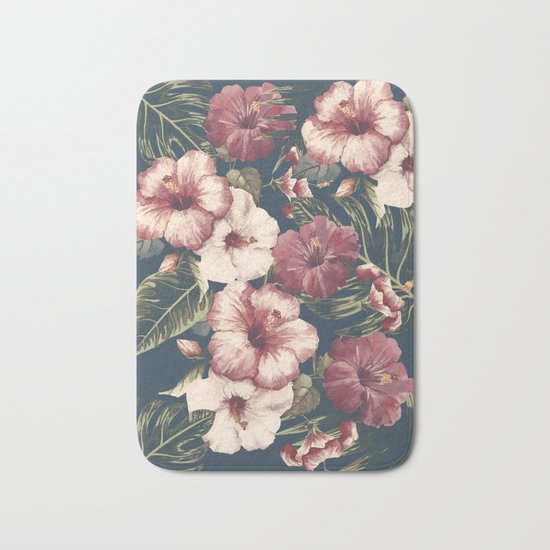 Flower pattern A Bath Mat