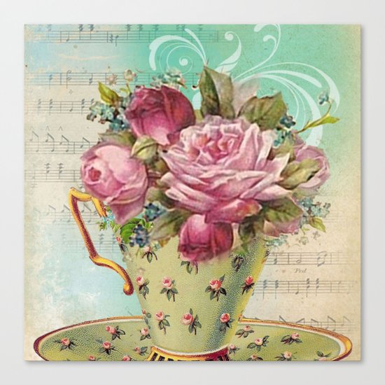 Tea flowers #6 Canvas Print