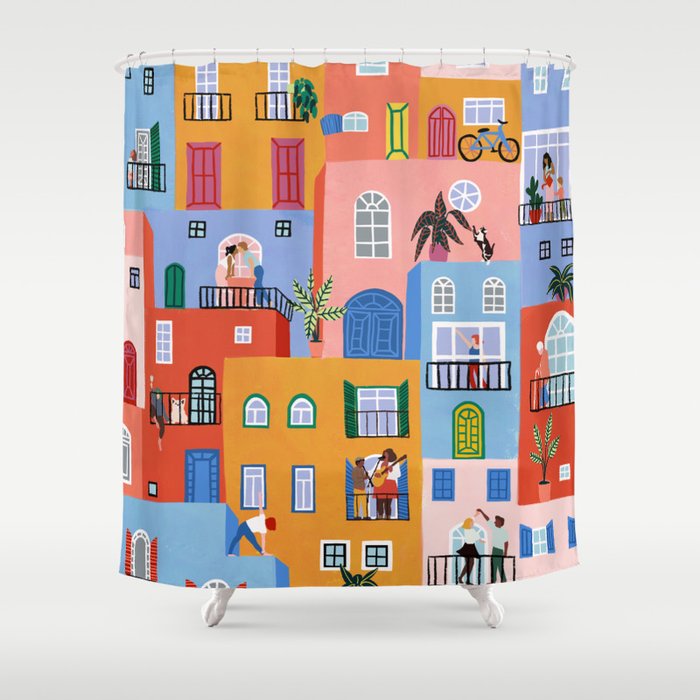 Home Together Shower Curtain