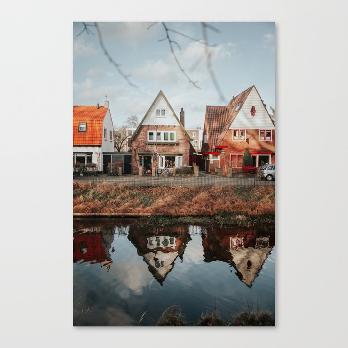 Dutch houses | Amersfoort street fine art photo print Canvas Print