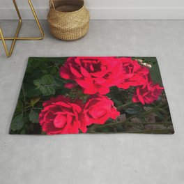 Red Roses for You Rug | Rosesimages, Color, Romantic, Flowers, Roses, Blooming, Photo, Rosarium, Roselove, Roseroom 