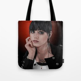 Goth Girl Digital Painting Tote Bag