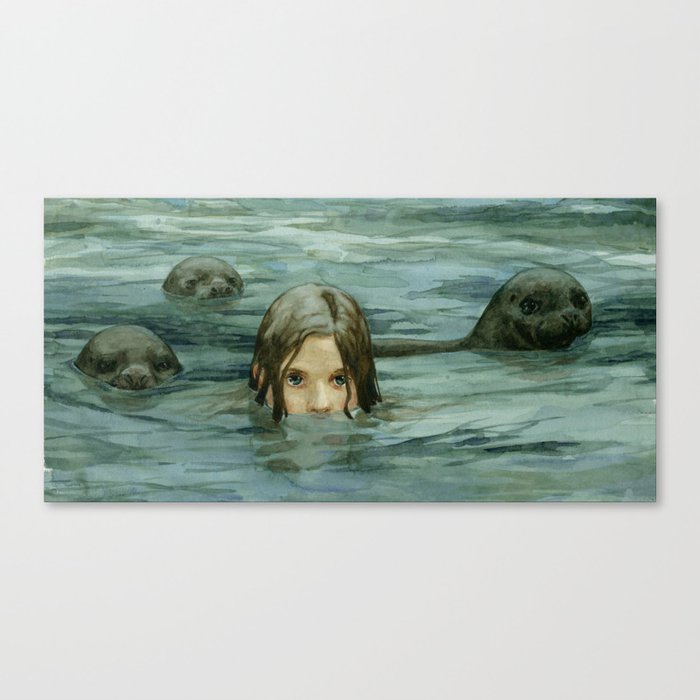 The Selkie Canvas Print