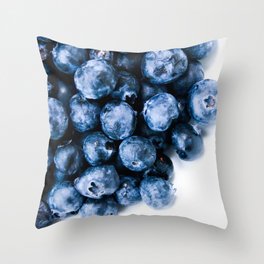B for Blueberries Throw Pillow
