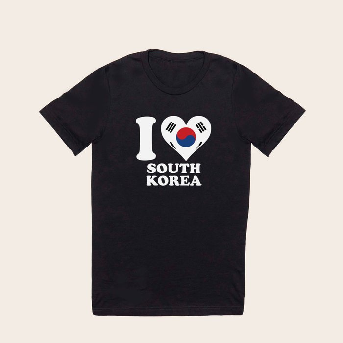 T shirt sales i love korea