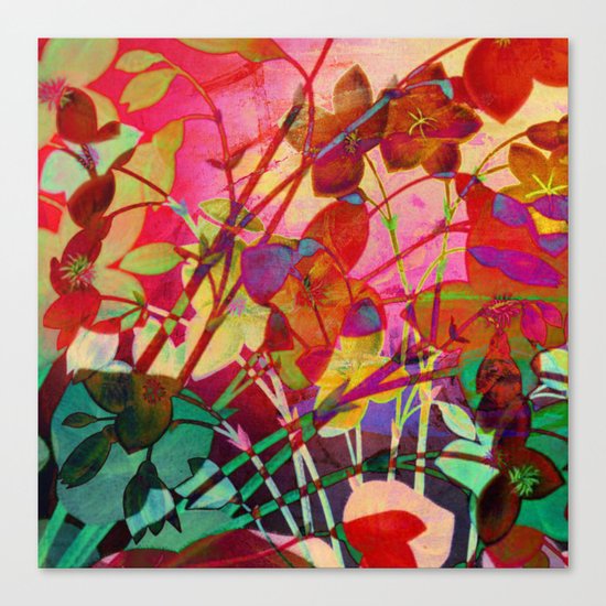 wild floral Canvas Print