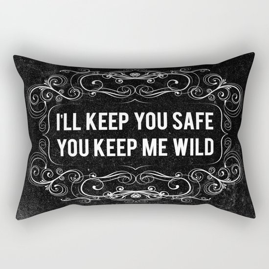 KEEP YOU WILD Rectangular Pillow